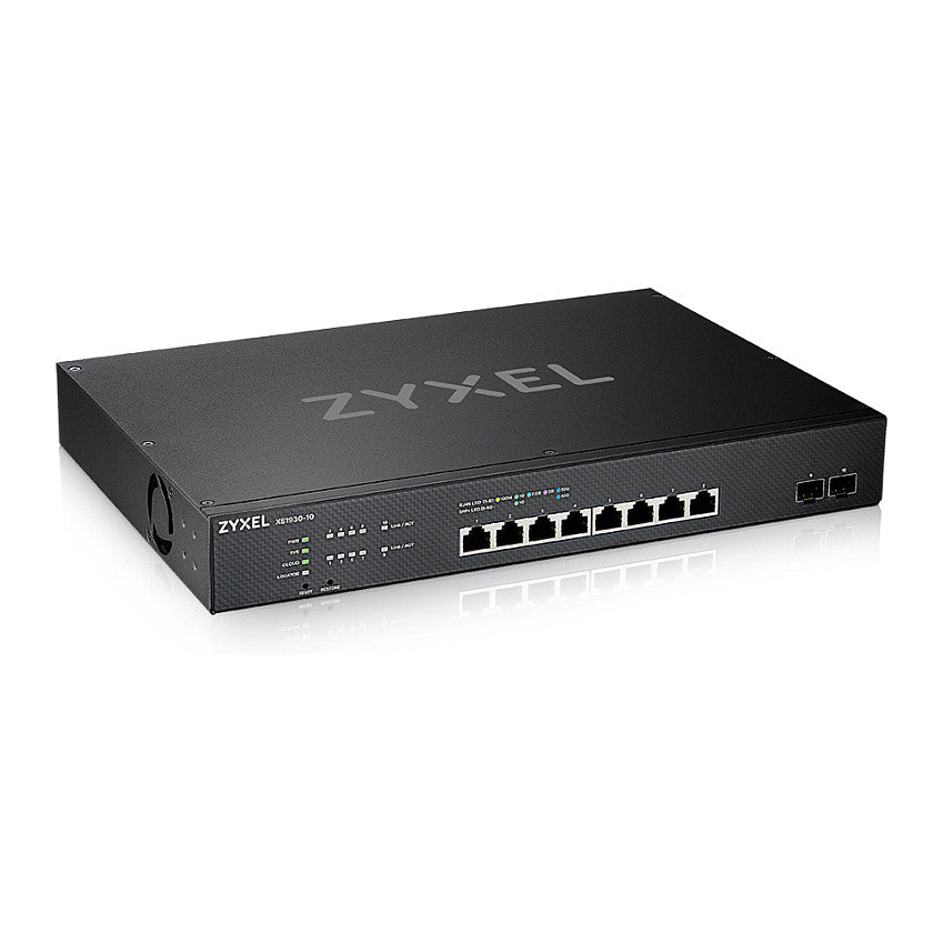 8+2P Zyxel XS1930-10-ZZ0101F RM M - 8x RJ45 (10Gbits) + 2x SFP+ (10Gbit/s)