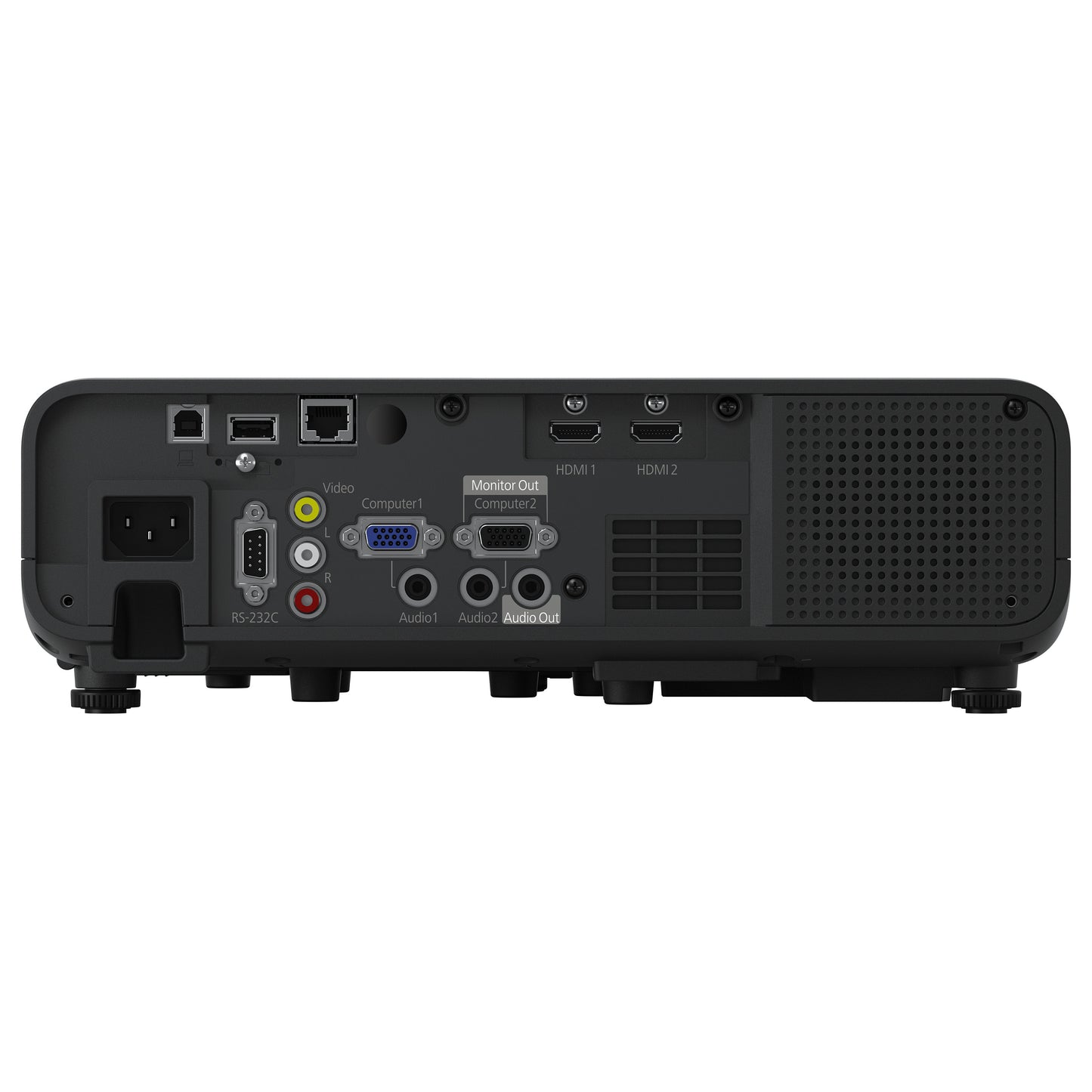 (1920x1080) Epson EB-L265F 3-LCD Laser 4600 Lumen 16:9 VGA HDMI USB composite video Speaker Full HD Black