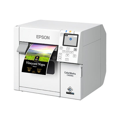Epson CW-C4000e (mk) Desktop-Farbetikettendrucker mit mattschwarzer Tinte