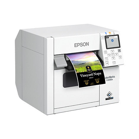 Epson CW-C4000e (mk) Desktop-Farbetikettendrucker mit mattschwarzer Tinte