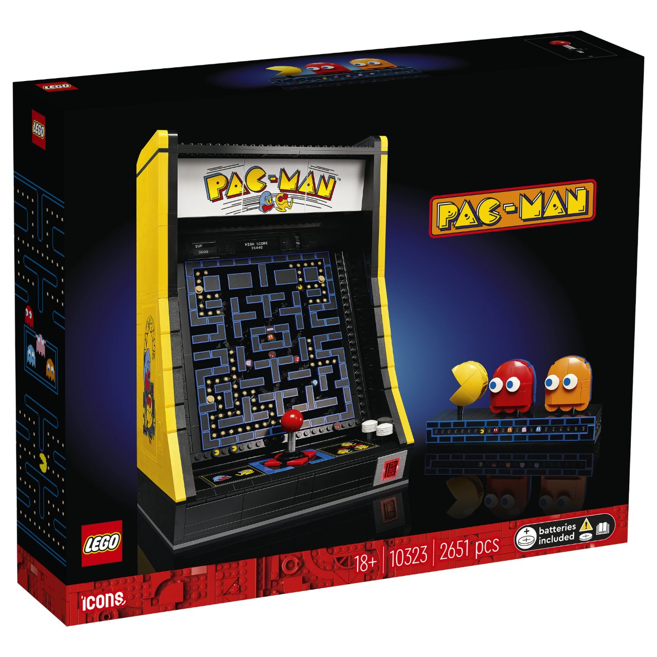 LEGO Icons PAC-MAN Spielautomat 10323