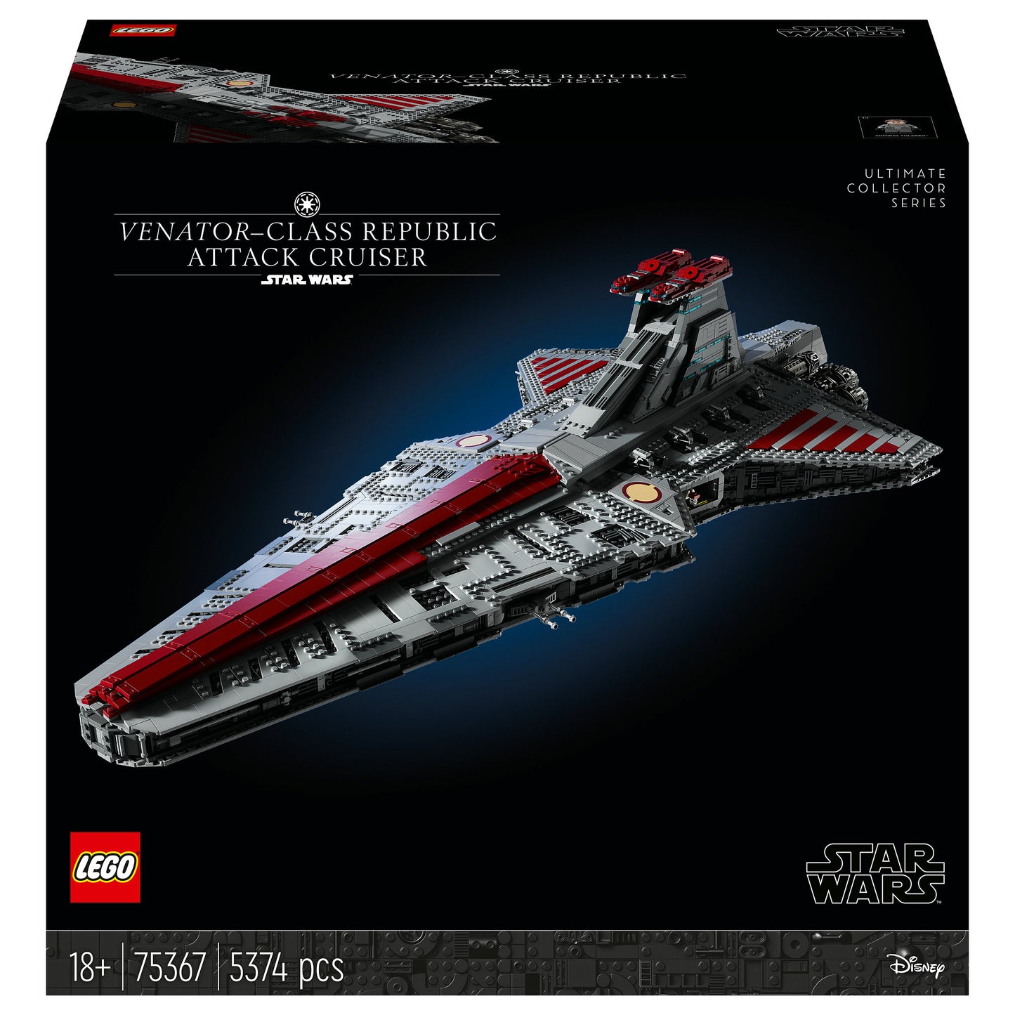 LEGO Star Wars Republikanischer Angriffskreuzer der Venator-Klasse 75367