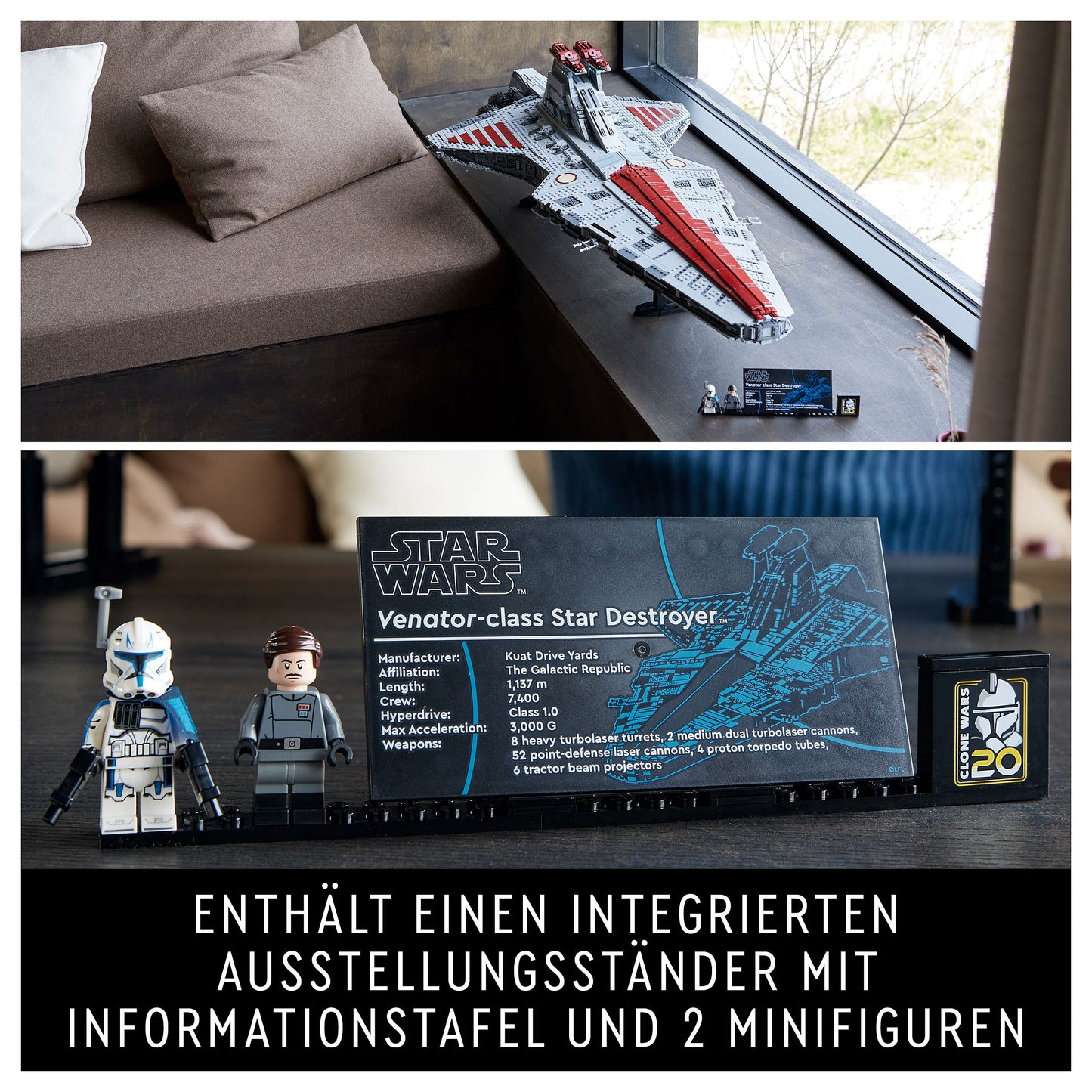 LEGO Star Wars Republikanischer Angriffskreuzer der Venator-Klasse 75367