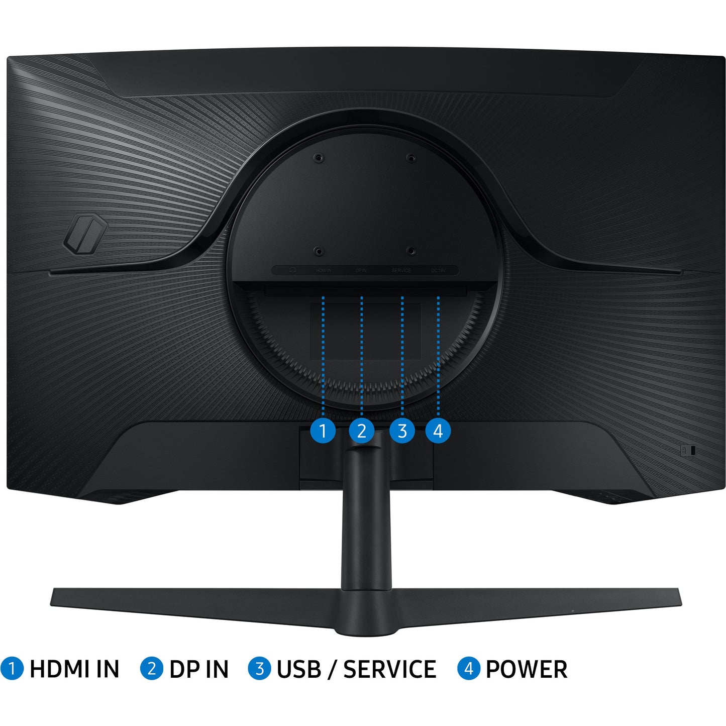68,6xm/27" (2560x1440) Samsung Odyssey G5 Gaming G55C S27CG554EU 16:9 QHD 1ms 165Hz HDR10 HDMI DP Black