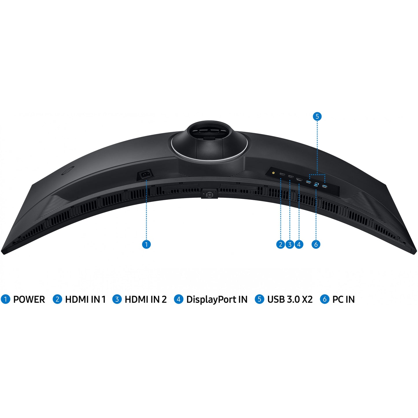 124cm/49" (5120x1440) Samsung Odyssey G9 S49CG954EU 32:9 DualQuadHD Curved Gaming 240Hz 1ms HDR1000 2xHDMI DP USB Black