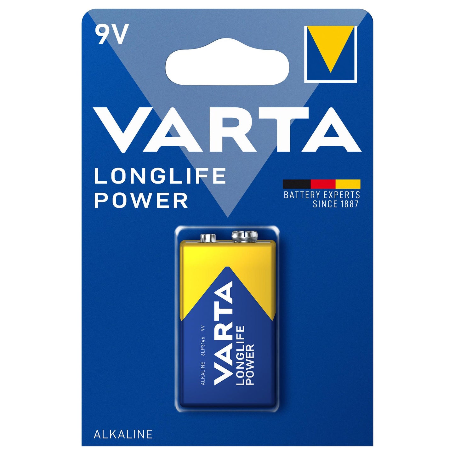 Batterie 9V E-Block (6LR61) *Varta* High Energy - 1-Pack