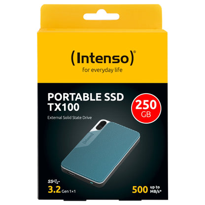 250GB Intenso TX100 Portable USB 3.2 Anthrazit