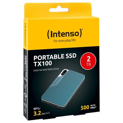 2TB Intenso TX100 Portable USB 3.2 Anthrazit