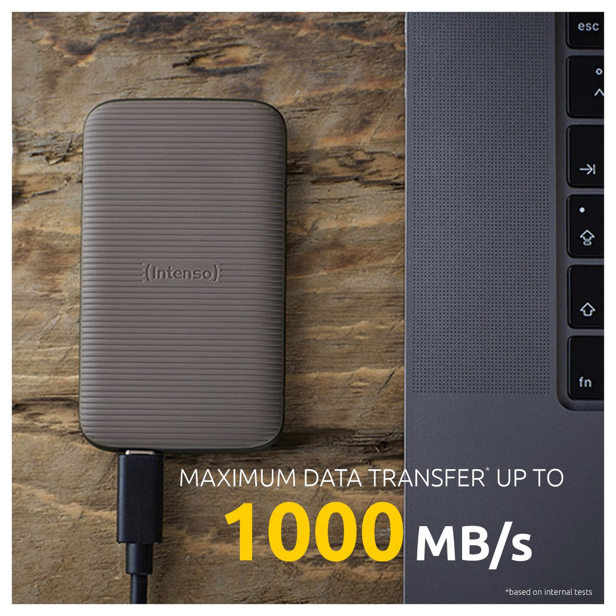 1TB Intenso TX500 Portable USB 3.2 Brown