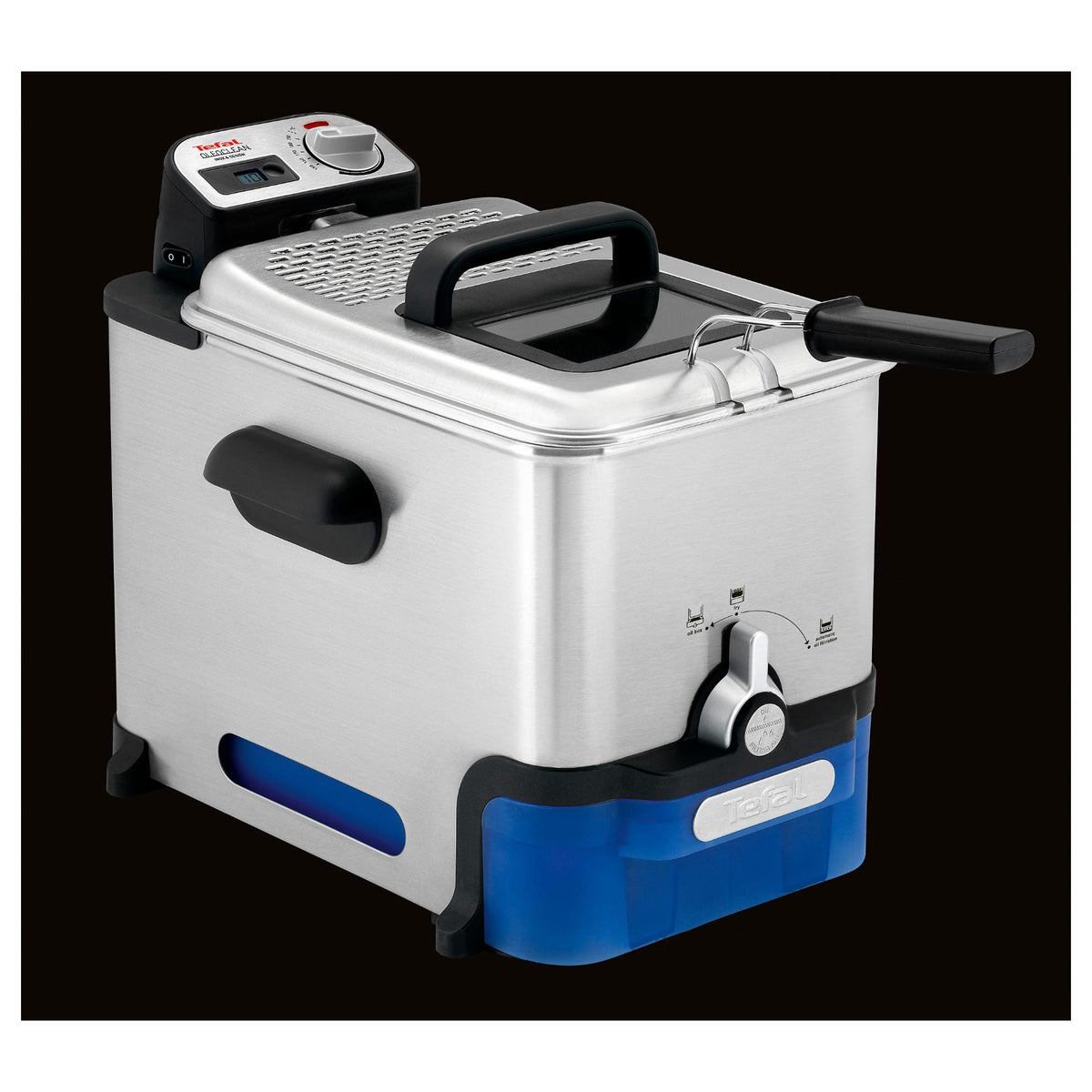 Tefal Oleoclean Pro FR 8040 Inox & Design Fritteuse
