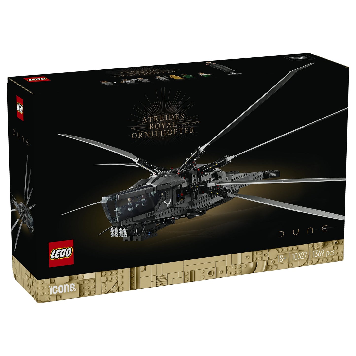 LEGO Icons Dune Atreides Royal Ornithopter 10327