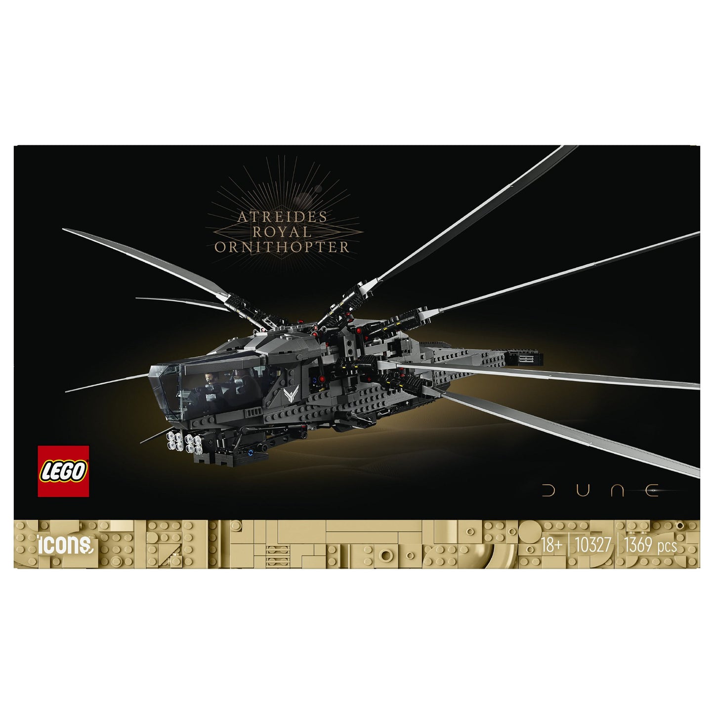 LEGO Icons Dune Atreides Royal Ornithopter 10327