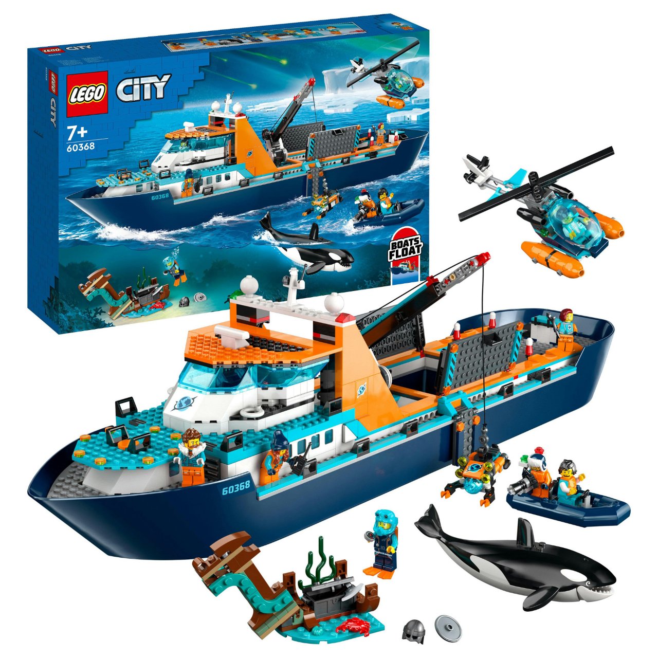 LEGO City Arktis-Forschungsschiff 60368
