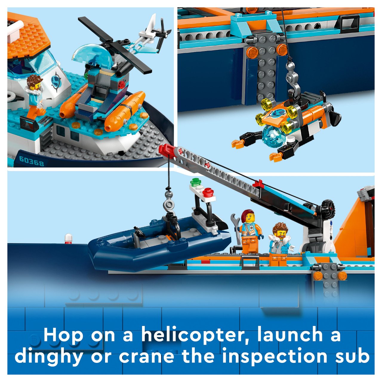 LEGO City Arktis-Forschungsschiff 60368