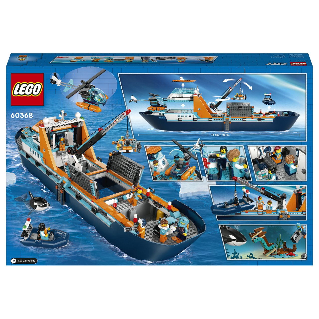 LEGO City Arktis-Forschungsschiff 60368