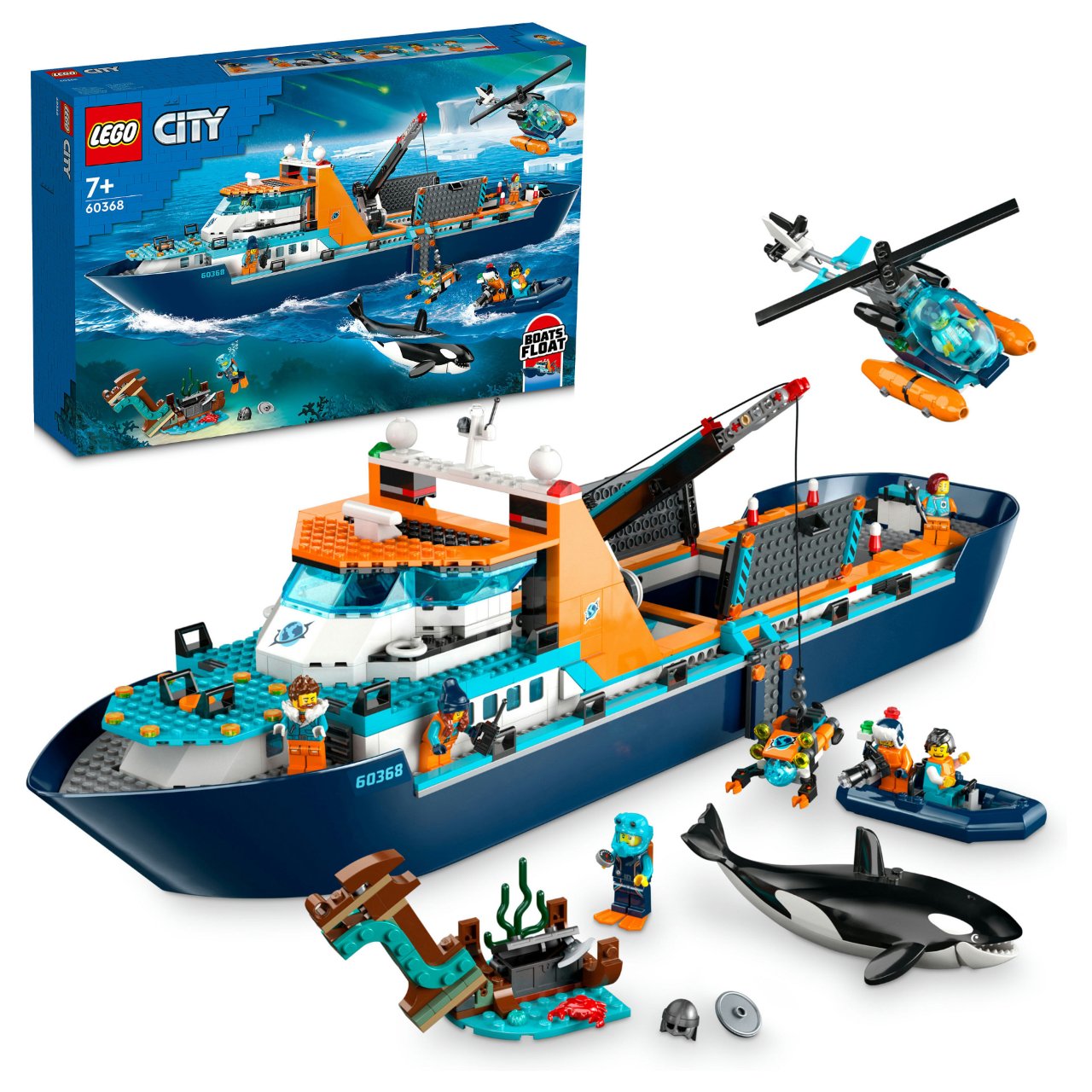 LEGO City Arktis-Forschungsschiff 60368