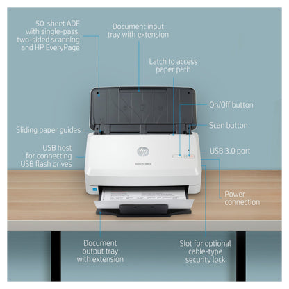 HP Scanjet Pro 3000 s4 Dokumentenscanner 40 S./Min. USB 3.0 ADF Duplex