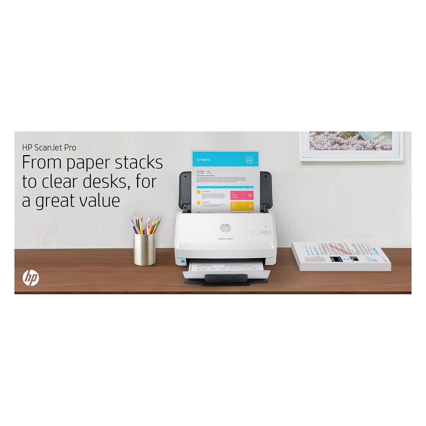 HP Scanjet Pro 3000 s4 Dokumentenscanner 40 S./Min. USB 3.0 ADF Duplex