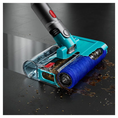 Dyson V15s Detect Submarine Nass- und Trockenstaubsauger (Nickel/Blau)