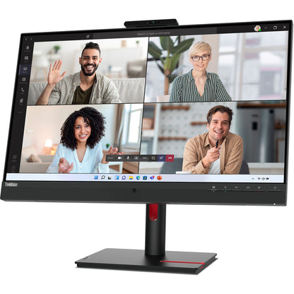 68,6cm/27" (2560x1440) Lenovo ThinkVision T27hv-30 16:9 QHD IPS 4ms 75Hz HDMI DP USB-C Speaker Pivot Black
