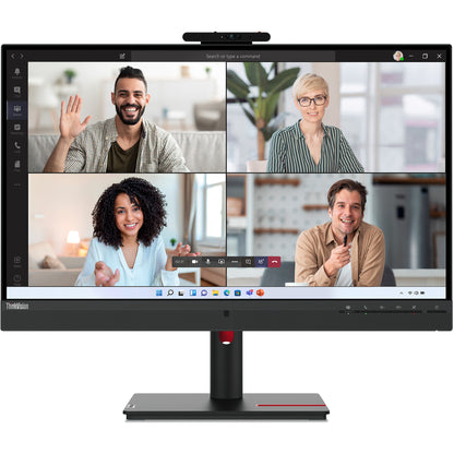 68,6cm/27" (2560x1440) Lenovo ThinkVision T27hv-30 16:9 QHD IPS 4ms 75Hz HDMI DP USB-C Speaker Pivot Black