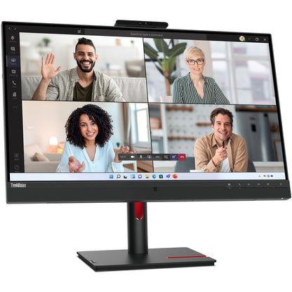 68,6cm/27" (2560x1440) Lenovo ThinkVision T27hv-30 16:9 QHD IPS 4ms 75Hz HDMI DP USB-C Speaker Pivot Black