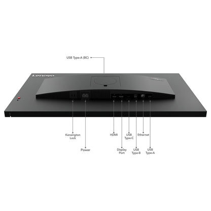 80cm/31,5" (3840x2160) Lenovo ThinkVision T32p-30 16:9 4K IPS 4ms 60Hz HDMI DP USB-C Pivot Black