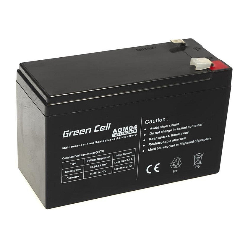 Green Cell Ersatzbatterie AGM04 12V/7Ah