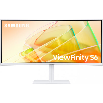 86,4cm/34" (3440x1440) Samsung ViewFinity S6 S34C650TAU 21:9 UWQHD Curved 5ms 100Hz HDR10 2xThunderbolt 4 HDMI DP Speaker White