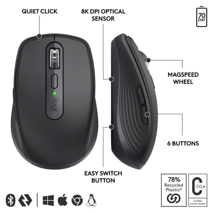 Logitech MX Anywhere 3S for Business black