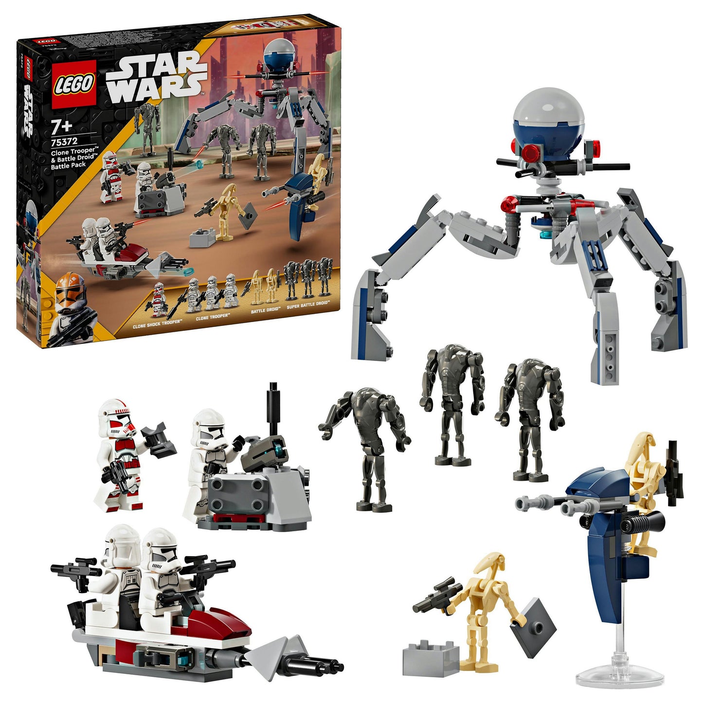 LEGO Star Wars Clone Trooper& Battle Droid Battle Pack 75372
