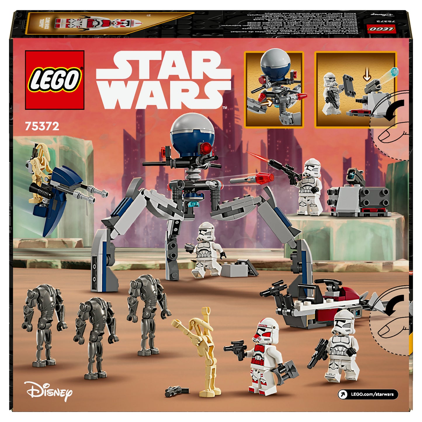 LEGO Star Wars Clone Trooper& Battle Droid Battle Pack 75372