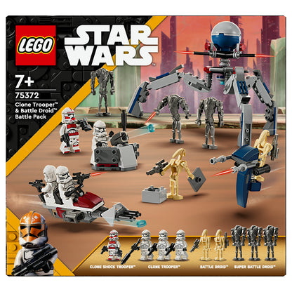 LEGO Star Wars Clone Trooper& Battle Droid Battle Pack 75372