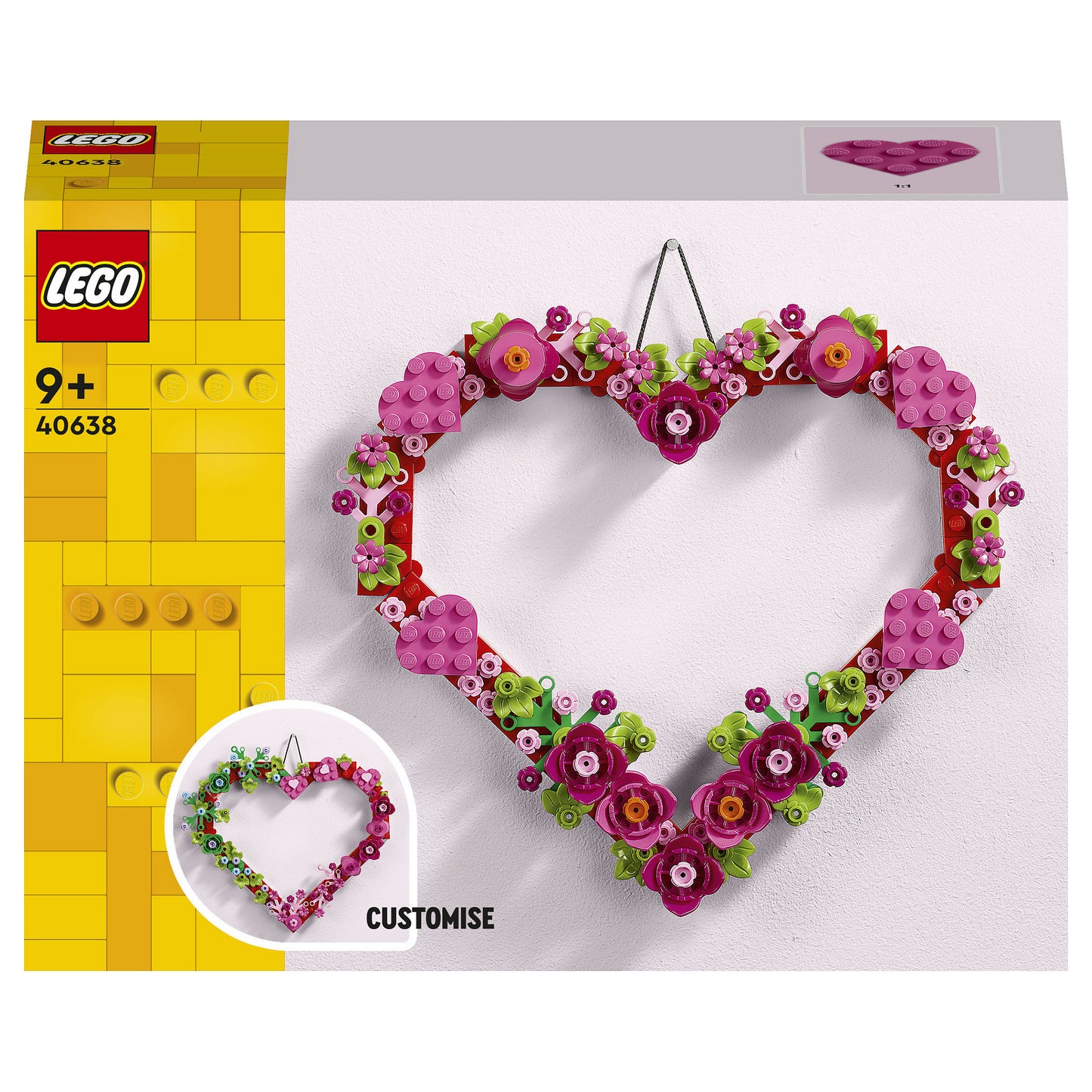 LEGO Herz-Deko 40638