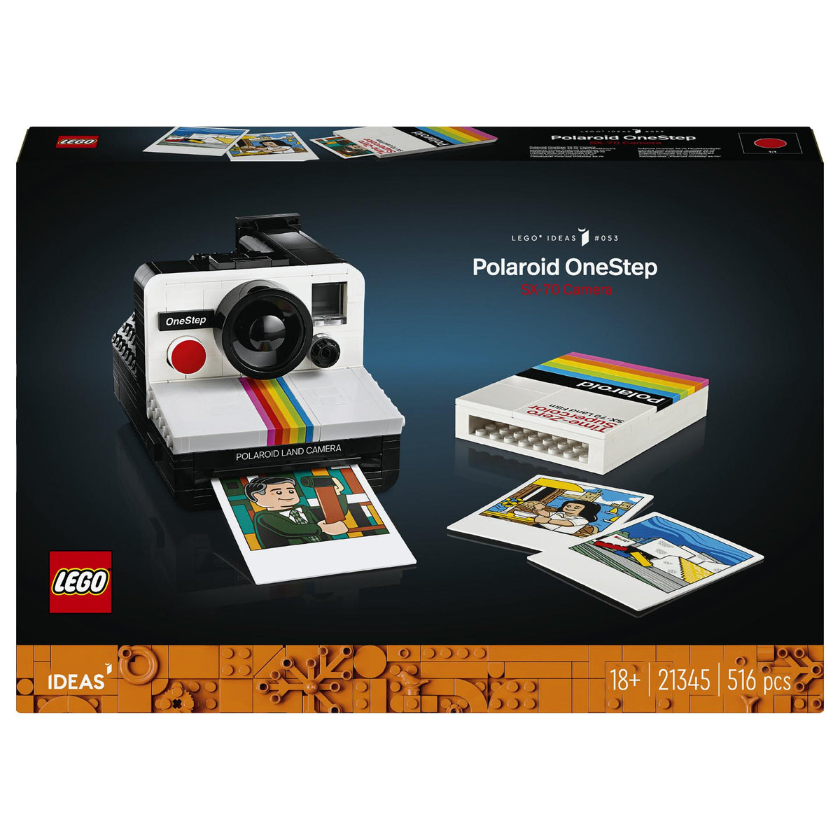LEGO Ideas Polaroid OneStep SX-70 Sofortbildkamera 21345