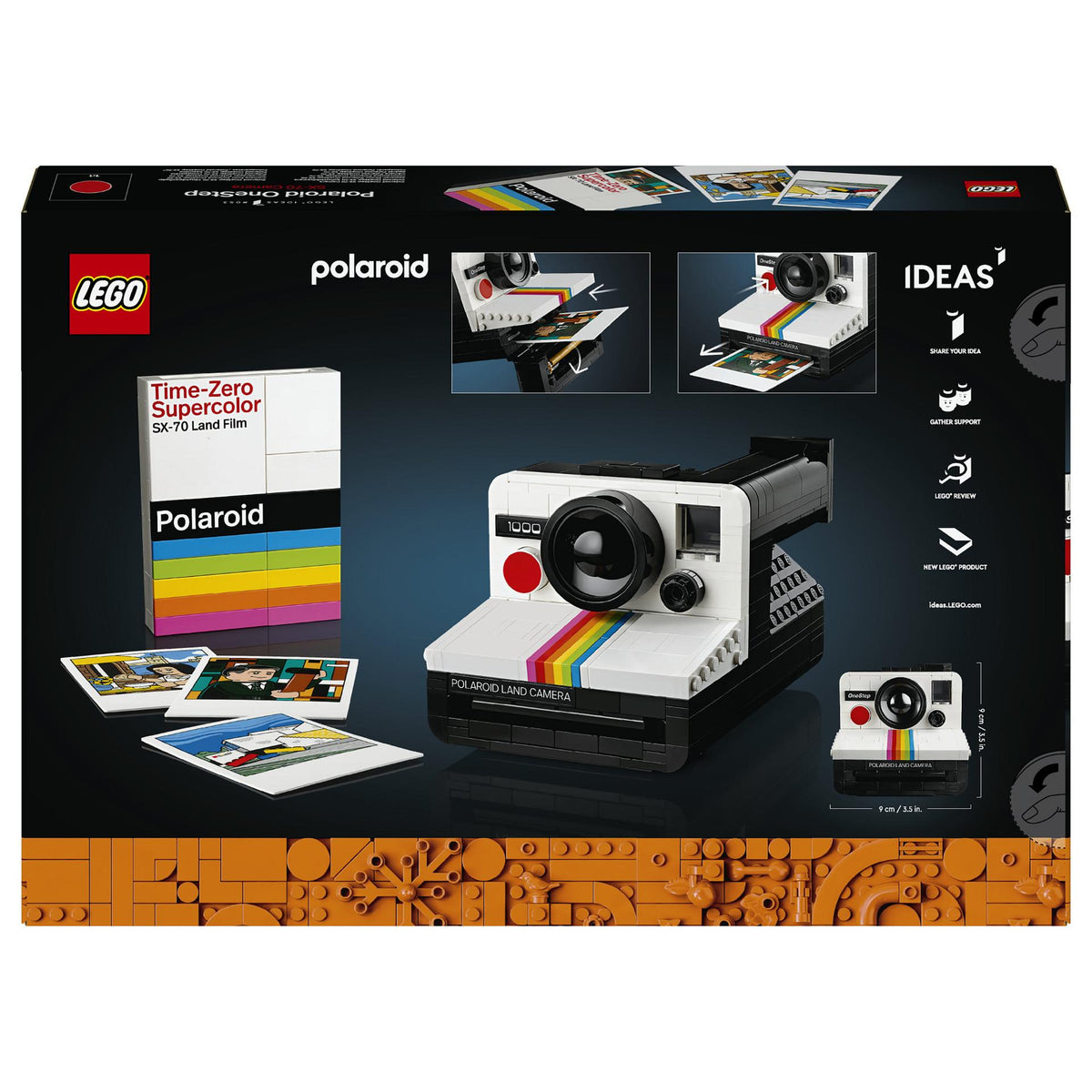 LEGO Ideas Polaroid OneStep SX-70 Sofortbildkamera 21345