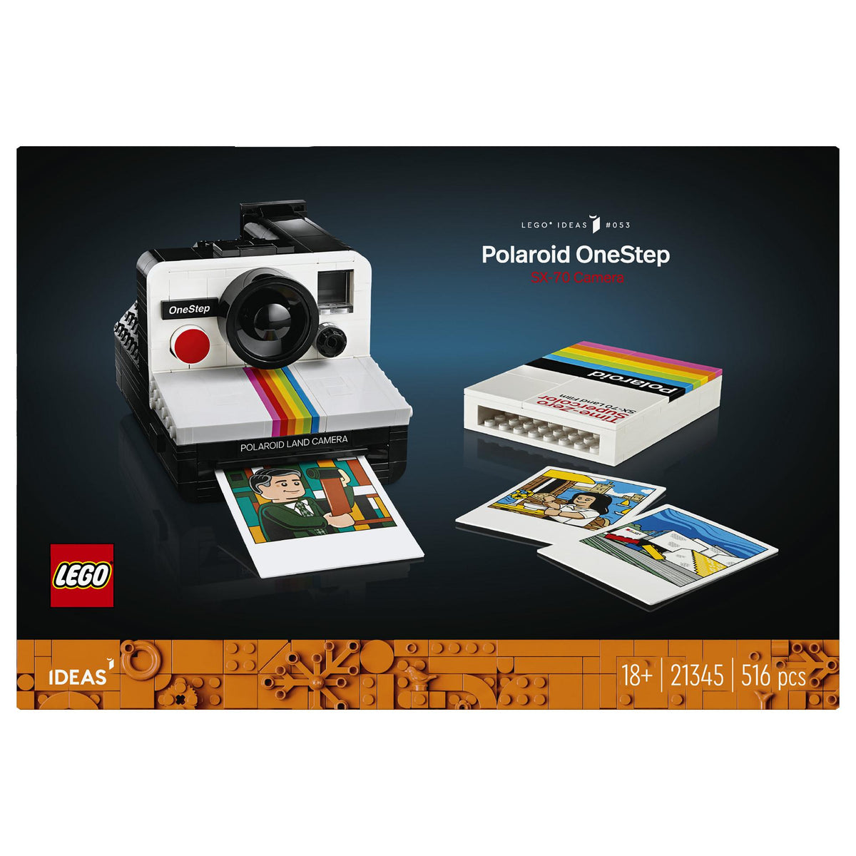 LEGO Ideas Polaroid OneStep SX-70 Sofortbildkamera 21345