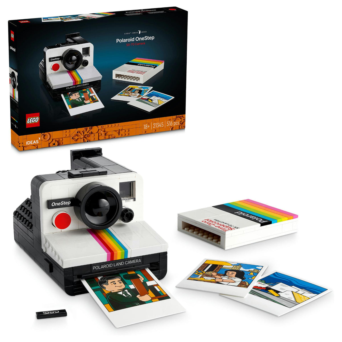 LEGO Ideas Polaroid OneStep SX-70 Sofortbildkamera 21345