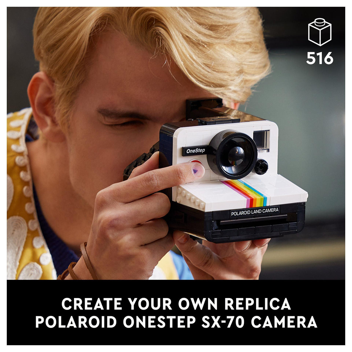 LEGO Ideas Polaroid OneStep SX-70 Sofortbildkamera 21345