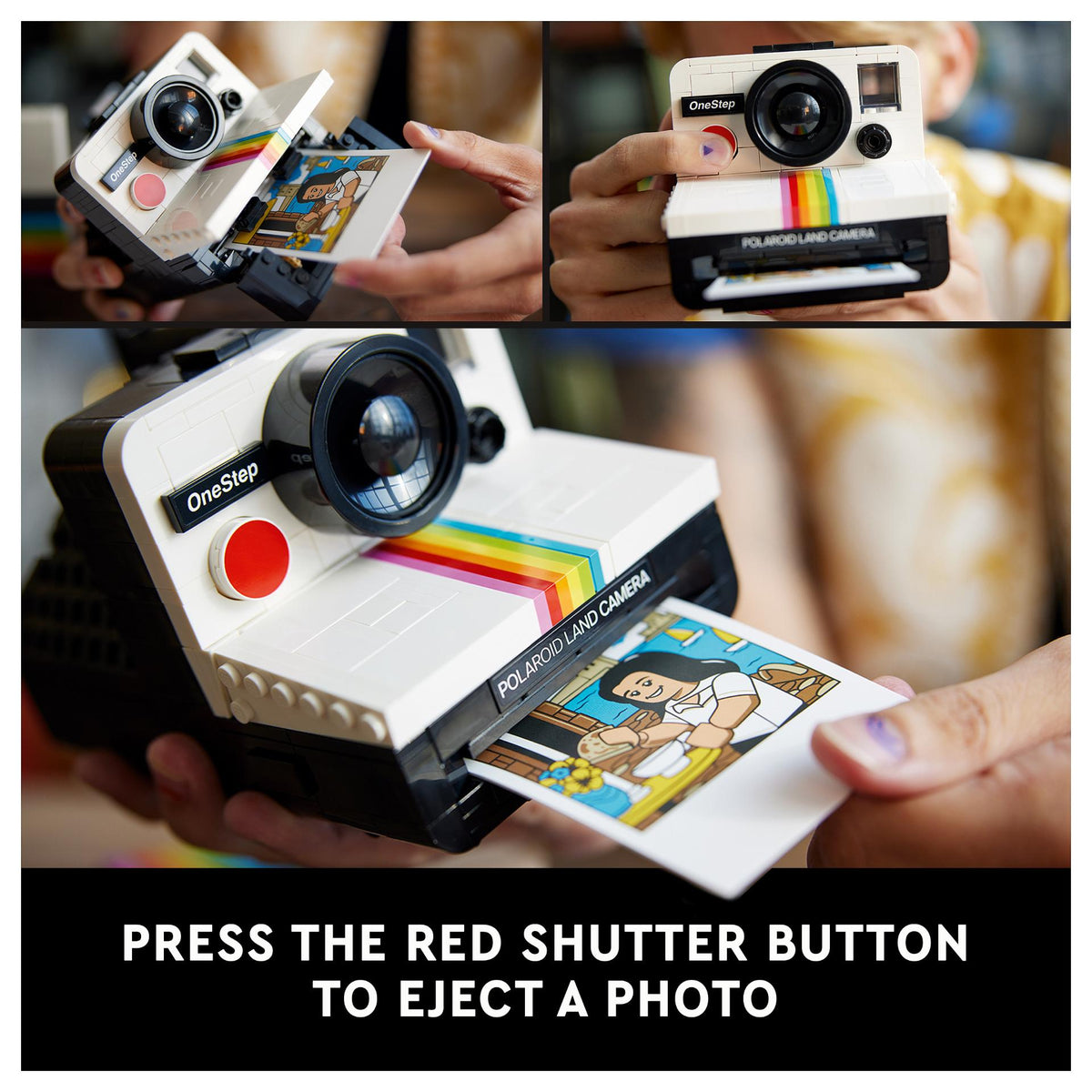 LEGO Ideas Polaroid OneStep SX-70 Sofortbildkamera 21345