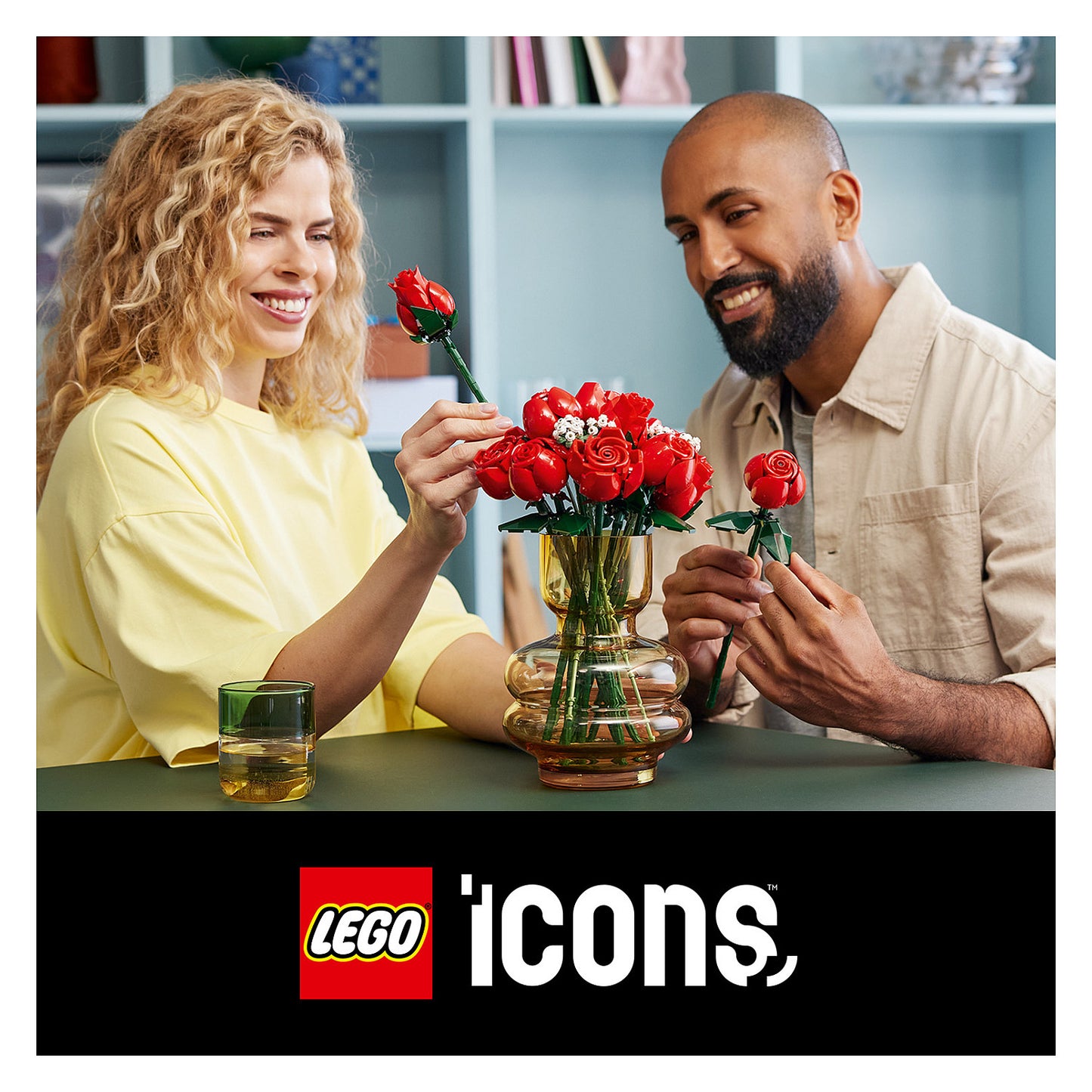 LEGO Icons Rosenstrauß 10328