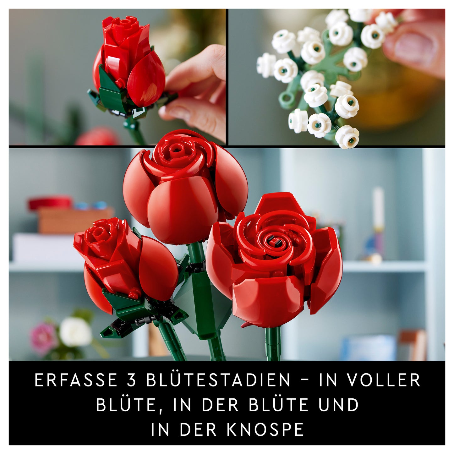 LEGO Icons Rosenstrauß 10328