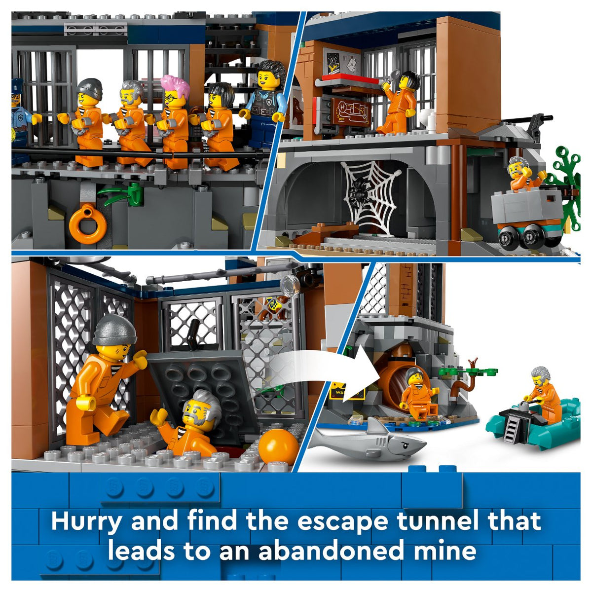 LEGO City Polizeistation auf der Gefängnisinsel 60419