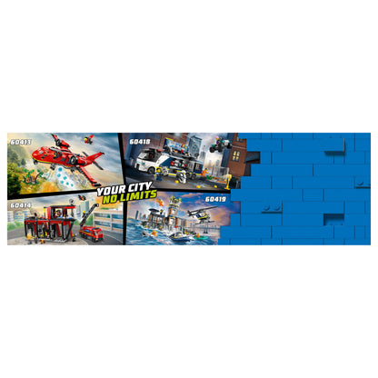 LEGO City Feuerwehrstation mit Drehleiterfahrzeug 60414