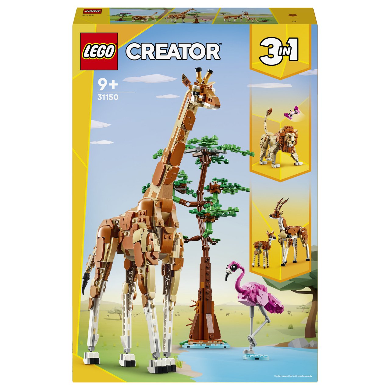 LEGO Creator 3-in-1 Tiersafari 31150