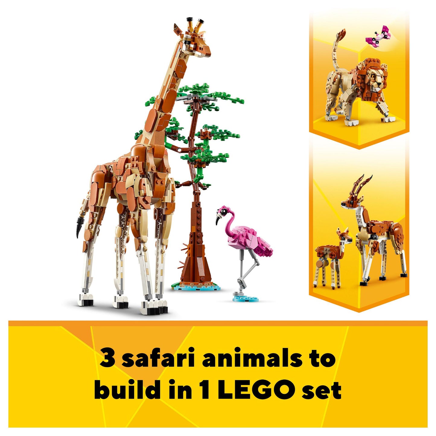 LEGO Creator 3-in-1 Tiersafari 31150