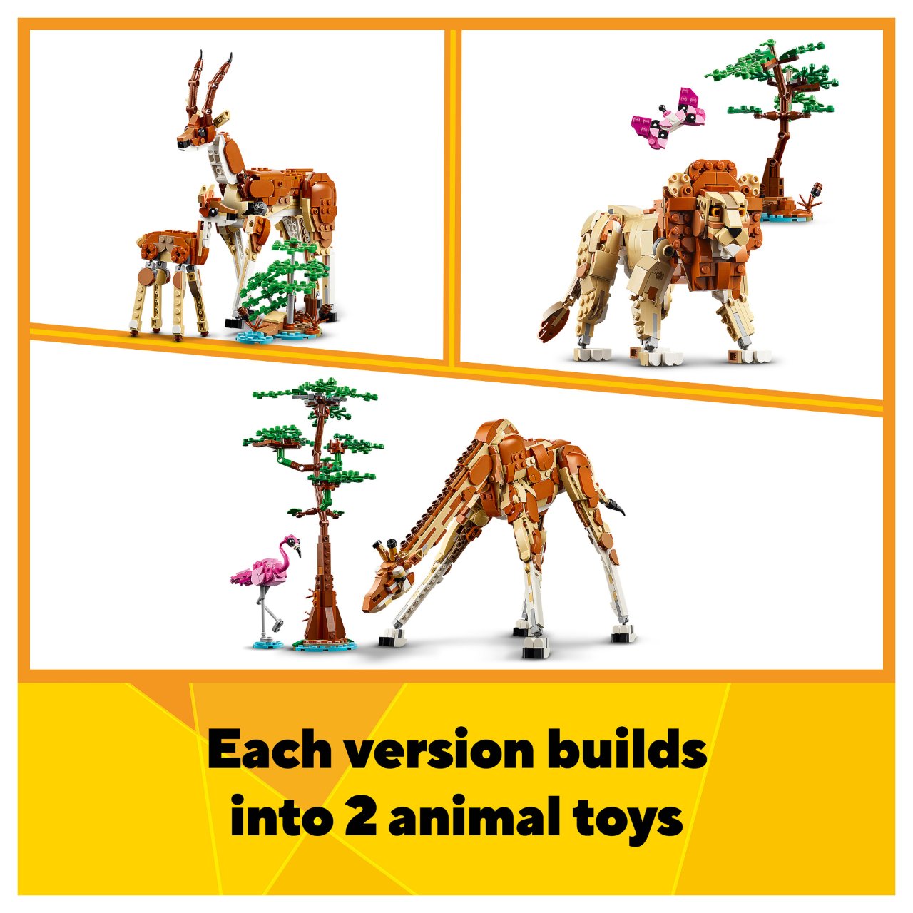 LEGO Creator 3-in-1 Tiersafari 31150