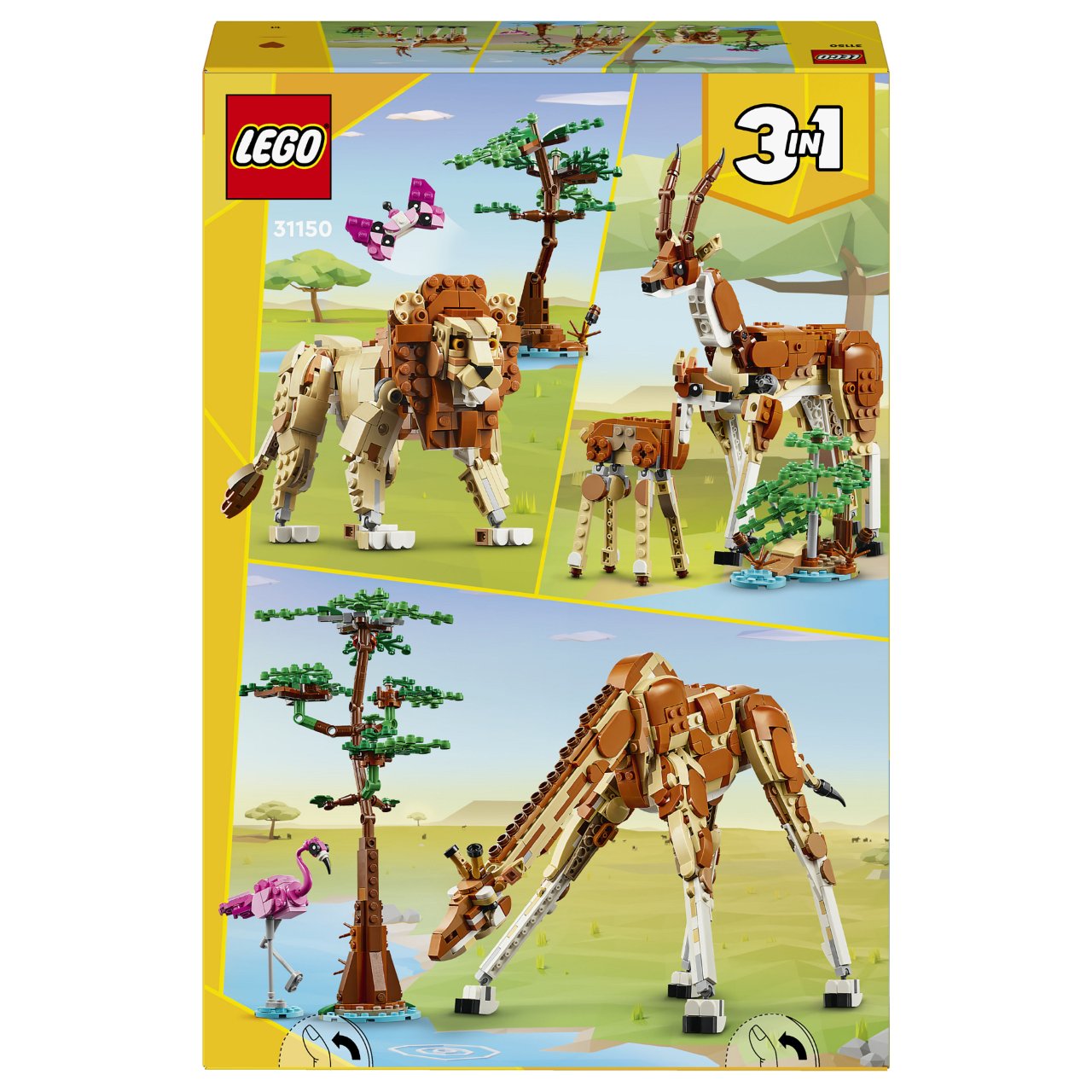 LEGO Creator 3-in-1 Tiersafari 31150