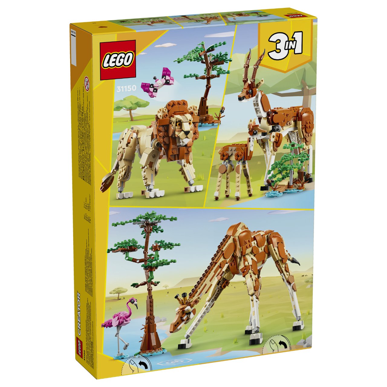 LEGO Creator 3-in-1 Tiersafari 31150