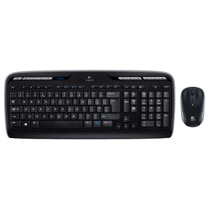 Logitech Desktop MK330 Wireless Black - US Layout